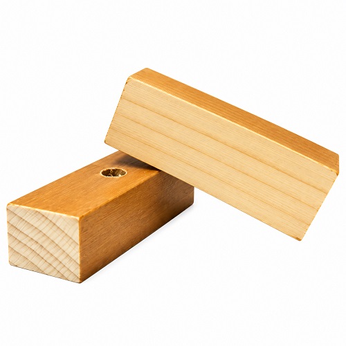 BASE FURADA DE MADEIRA 20X65MM BASE FURADA DE MADEIRA 20X65MM