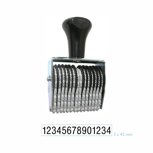 NUMERADOR ESTREITO 14 DIGITOS 3MM DATA KANJI