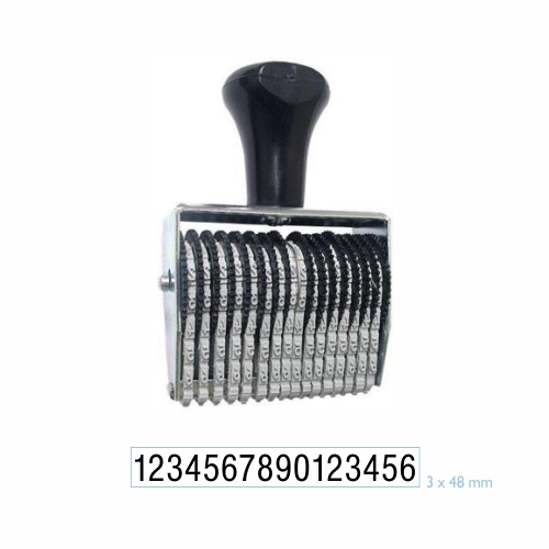 NUMERADOR ESTREITO 16 DIGITOS 3MM DATA KANJI