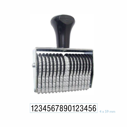 NUMERADOR ESTREITO 16 DIGITOS 4MM DATA KANJI NUMERADOR ESTREITO 16 DIGITOS 4MM DATA KANJI