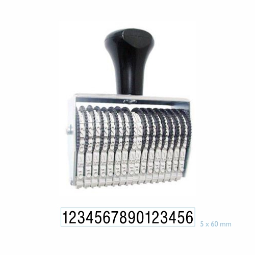 NUMERADOR ESTREITO 16 DIGITOS 5MM DATA KANJI NUMERADOR ESTREITO 16 DIGITOS 5MM DATA KANJI