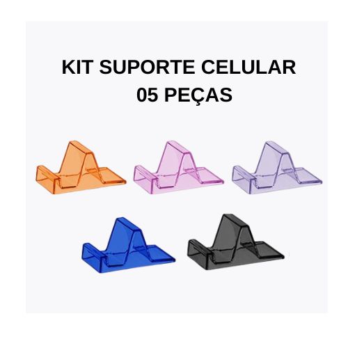 SUPORTE DE MESA PARA CELULAR KIT 5 UNIDADES