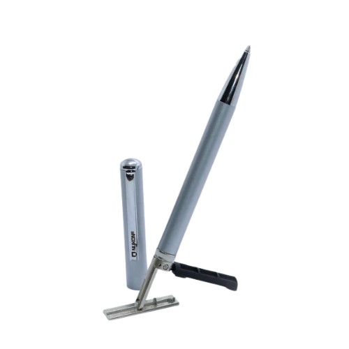 CANETA CARIMBO CLASSICA  NYKON PRATEADA