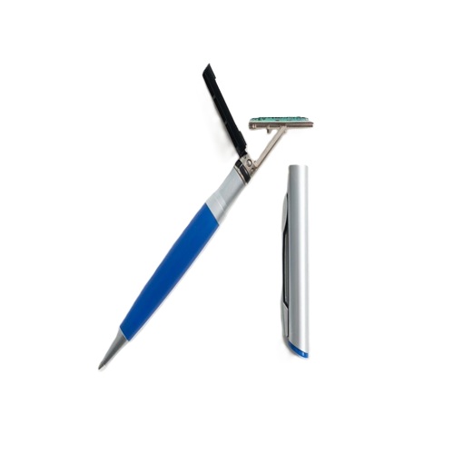 CANETA CARIMBO DIAGONAL COLOR  NYKON AZUL