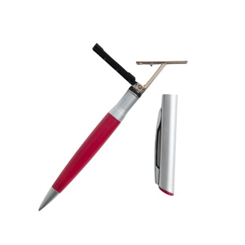 CANETA CARIMBO DIAGONAL COLOR  NYKON VERMELHA