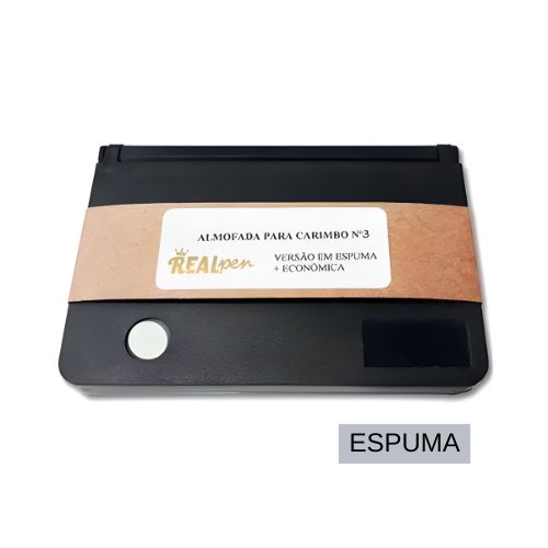 ALMOFADA ESPUMA SEM TINTA N3 REALPEN 70X105MM