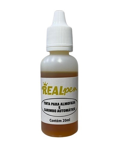 TINTA AMARELA REALPEN 20ML