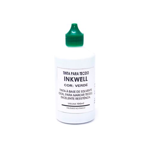 TINTA PARA MARCAR PELE INKWELL 100ML VERDE