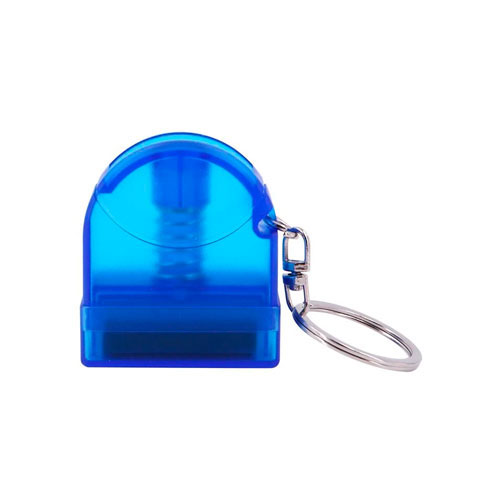 CARIMBO FLASH AZUL TRANSPARENTE  9,5X27MM