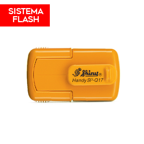 HANDY STAMP FLASH SPQ17 SHINY AMARELO 17X17MM