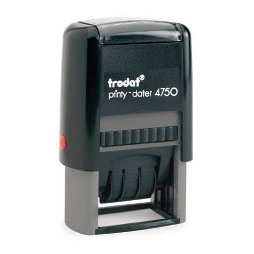 DATADOR TRODAT PRINTY 4750 PRETO 24X41MM